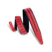 Levy's MG317DRS-BLK_RED Black & Red Guitar Strap