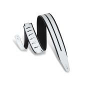 Levy's MG317DRS-BLK_WHT Black & White Guitar Strap