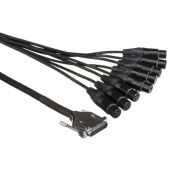 Mogami DB25 to XLRF 8 Channel 75 ft **SPECIAL Purchase - NO CANCEL / NO RETURNS** (GOLD-DB25-XLRF-75)