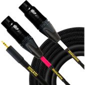 Mogami Gold 3.5-2XLRF-06 Stereo Audio Y-Adapter Cable, Dual XLR-Female to 3.5