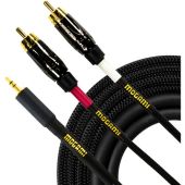 Mogami GOLD 3.5 2 RCA 10  Y Cable 10 Feet 3.5 to 2 RCA Male 