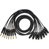 Mogami 8 Channel Snake TRS to XLRF 50ft ** Special Purchase, No Cancellation, No Returns ** (GOLD 8 TRSXLRF-50)