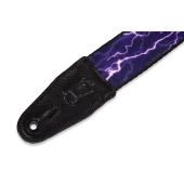 Levy&#039;s Guitar Straps MP-18 Thunder bolt Purple Guitar Strap