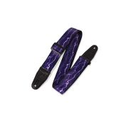 Levy's Guitar Straps MP-18 Thunder bolt Purple Guitar Strap