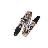 Levy's MPD2-104 Sublimation Face Images Guitar Strap 2 Inches