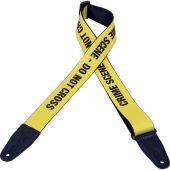 Levy's Guitar Straps MPS2-006 Yellow Do Not Cross Design 