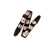 Levy's Guitar Straps MPS2-072 Sonic-Art™ polyester guitar strap Model Girl Design