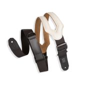 Levy's Guitar Straps MRHSS-CRM RipChord Technology Color Cream & Black 