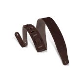Levy's Guitar Strap MS26-BRN Suede Dark Brown 