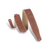 Levy's Leather Guitar Straps MS26CK-BRN Suede Color Brown