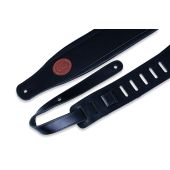 Levy&#039;s Guitar Straps MSS1-BLK Signature Series Vegan-Tan Black Strap