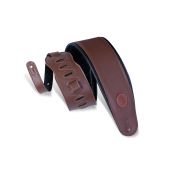 Levy&#039;s Bass Guitar Straps MSS2-4-XL-BRN Brown Leather Strap