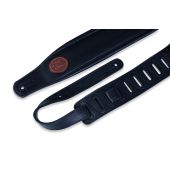 Levy&#039;s Guitar Straps MSS2-BLK Black Leather Guitar Strap