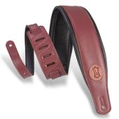 Levy's Guitar Straps MSS2-BRG Leather Guitar Strap 