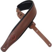 Levy's Guitar Straps MSS2-BRN Leather Guitar Strap