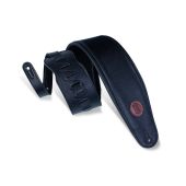 Levy's Bass Guitar Straps MSS2-4-BLK Leather Strap Color Black 