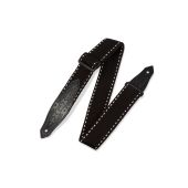 Levy's Guitar Straps MSSC80-BLK Black Guitar Strap
