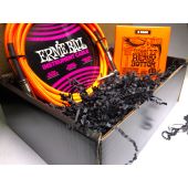 Ernie Ball P03215 Skinny Top Heavy Bottom & Cable Gift Bundle 
