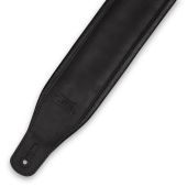 Levy&#039;s Guitar Straps PM32BH-BLK Wide Garment Leather Guitar Strap Black 