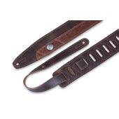Levy&#039;s Guitar Straps PMD4BU-DBR Rebel Garment Leathers
