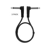 Mogami Pure Patch Pedal R/A to R/A 1.5 ft 3 PACK (PP PEDAL RR 1.5 3PK)