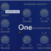 FabFilter ONE Synthesizer Virtual Instrument Plug In Software "Electronic Delivery" 