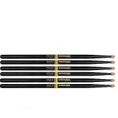 PROMARK R5BAG Drum Sticks 5B Black Select Balance Rebound Active Grip 3 PAIRs 616022131556