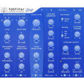 FabFilter ONE Synthesizer Virtual Instrument Plug In Software &quot;Electronic Delivery&quot;