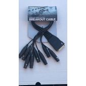 D'Addario PW-XLRFB-01 Modular Breakout Audio Snake XLR Female 