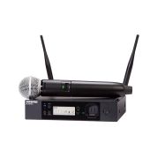 Shure GLXD24R+/BETA58 Digital Rack Mount Handheld Vocal Microphone with BETA58 