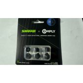 Shure Black Foam Sleeves For In Ear Phones EACYF1-6L