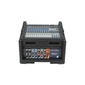 SKB 1SKB-R104W 10 x 4 Compact Rolling Audio Rig and DJ Flight Rack Case - TSA Approved