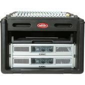 SKB Cases 1SKB-R106 10U Top 6U Front Roto Rack Case