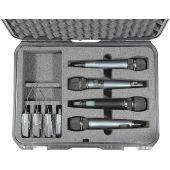 SKB 3i-1813-5WMC  4 Wireless Microphone & 4 Body Pack Case
