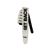 D'Addario The Beatles Get Back White Guitar Strap 25LB11
