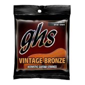 GHS Strings VN-L Vintage Bronze(TM) Acoustic Guitar Strings, Light (.012-.054)