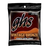 GHS Strings VN-M Vintage Bronze™ Acoustic Guitar Strings, Medium (.013-.056)