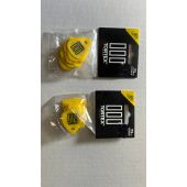 Dunlop 462P.73 Tortex TIII .73mm Guitar Picks, Yellow, Two 12 Pack