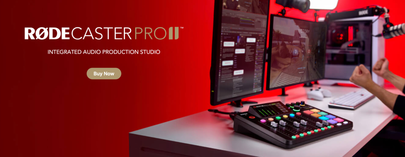 Rode Rodecaster PRO II Integrated Audio Production Studio